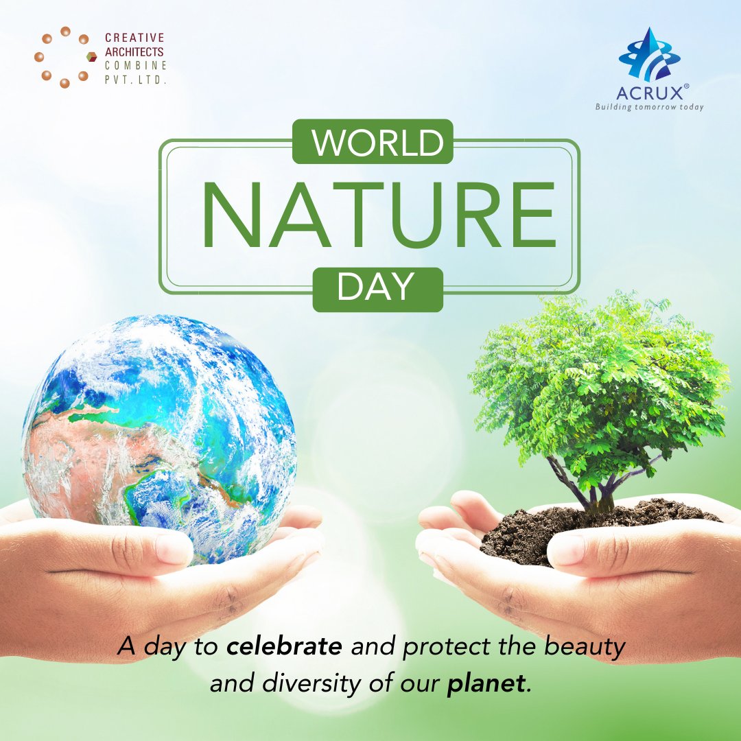 Today is World Nature Day, a day to celebrate the beauty and diversity of our planet and its ecosystems. Let’s take action to protect our environment from the threats of climate change, pollution, and deforestation.

#WorldNatureDay #NatureIsLife #ClimateAction #SaveThePlanet