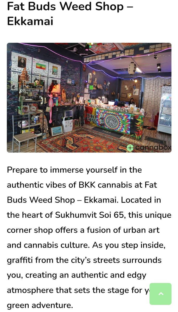 fatbudsweedshop's tweet photo. Where to Buy Weed in Bangkok: Top 10 Cannabis Shops by @cannaboxthai

Thanks guys for mentioning Fat Buds Ekkamai on this list. Go read the article below yo 👇 

https://t.co/Rja3ceU4KN https://t.co/IuAMGBGQgJ