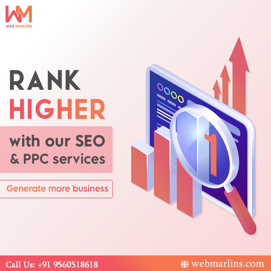 Reach new heights with our SEO & PPC expertise! Elevate your online presence today. Ready to rank higher? Contact us now!

#webmarlins #seoagency #seoservices #ppcagency #ppcservices #SEO #PPC #getsarted