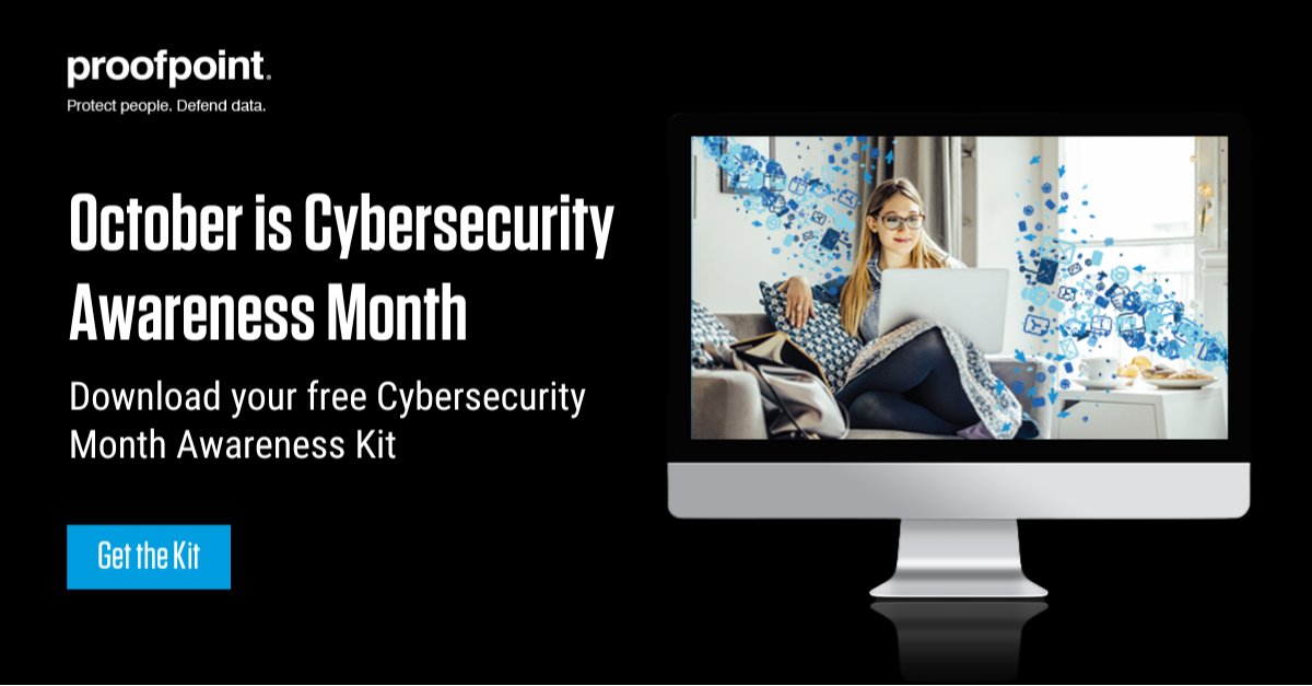 Buckle up! It's #CybersecurityAwarenessMonth and @Proofpoint is taking you on a web-browsing road trip! While the online landscape is vast, there are detours that can lead you astray. Get the kit now for tips, insights and resources from #infosec experts. bit.ly/3PInkkE