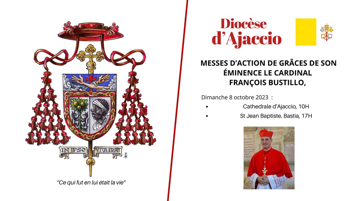 Messes d’action de Grâces de son Éminence le Cardinal François Bustillo, à Ajaccio et à Bastia.
——
#dioceseajaccio #eglisecatholiquedecorse #ajaccio #bastia #corsica #cardinalbustillo #eglisecatholique