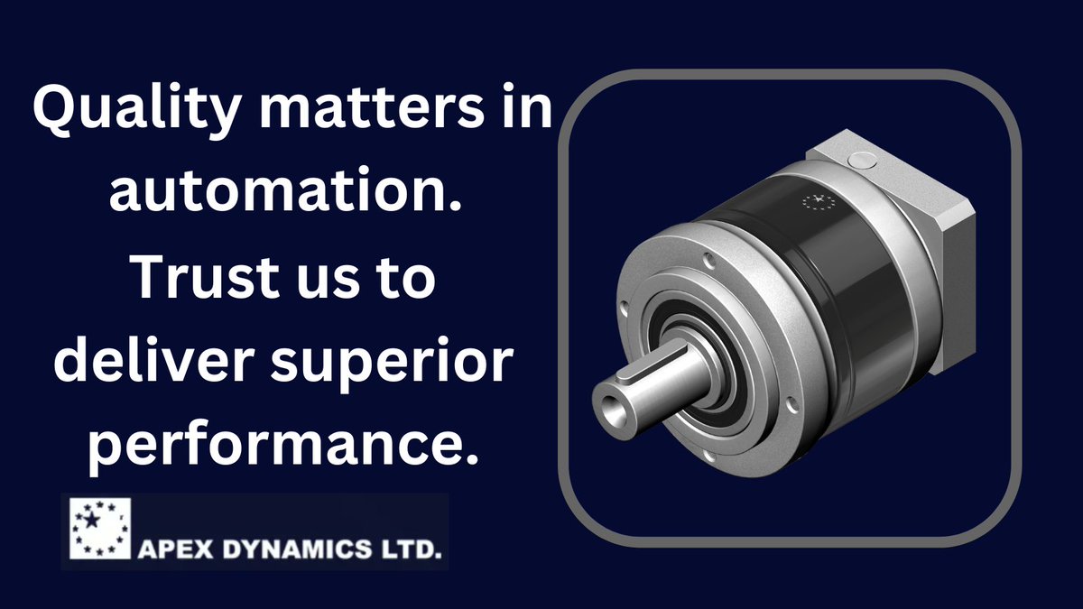 ApexDynamics_UK's tweet photo. Looking for reliable and efficient servo gearboxes? Look no further than Apex Dynamics. Our products are built to deliver exceptional performance and withstand the toughest industrial environments. #ServoGearboxes #IndustrialAutomation https://t.co/uHK0e8xl4s