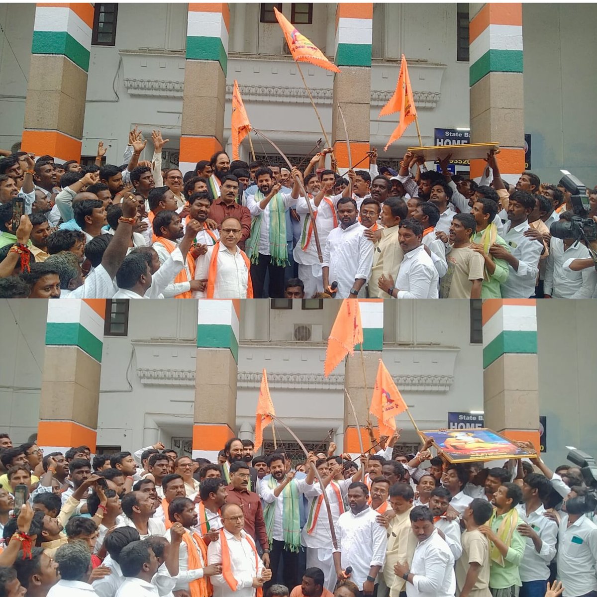NaTelanganaa's tweet photo. @BRSparty @KTRBRS గాంధీ భవన్‌ను ఆర్ఎస్ఎస్ భవన్‌గా మారుస్తున్న రేవంత్ https://t.co/UXAZC3juNa