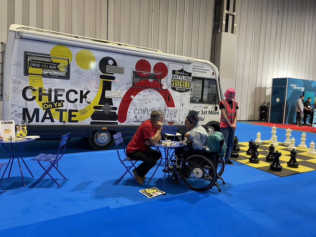 Come and see us on stand D600 at <a href="/UK_CW/">UK Construction Week</a> and find out how we can help you tackle the mental health crisis in the construction industry
#your1stmoveishello 
#checkonyamate 
#MentalHealthAwareness 
#SuicidePrevention