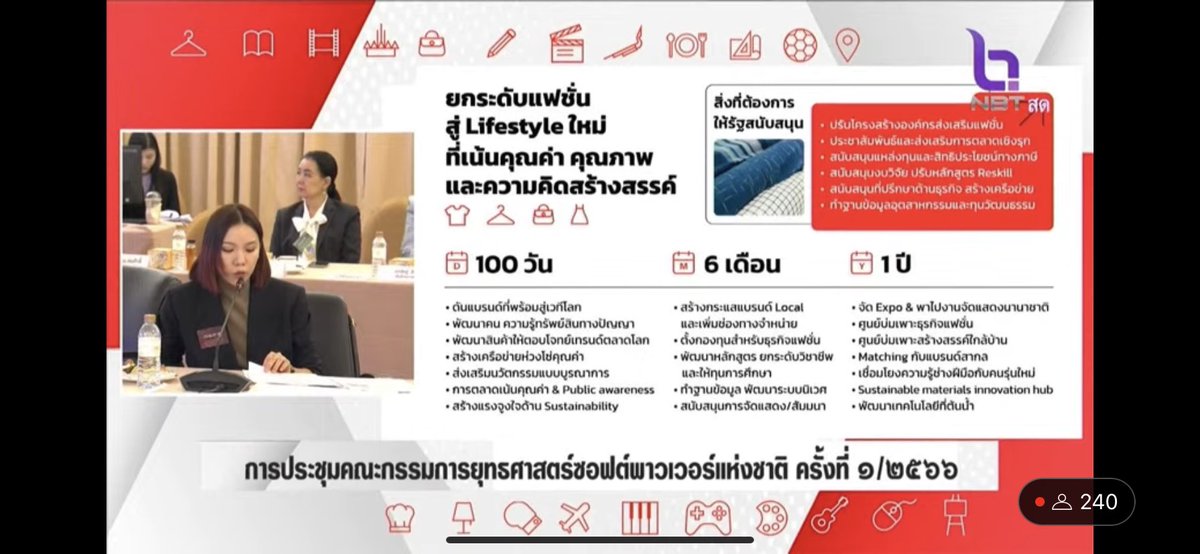 นโยบาย OFOS กับ Thacca คือนโยบายสร้างงาน สร้างทักษะให้คนในประเทศอย่างแท้จริง แล้วมีการคิดเชิงยุทธศาสตร์วางไทยอยู่จุดไหนของโลก 
- ครัวไทยสู่ครัวโลก
- ไทยเป็น Festival Hub
- ไทยเป็นศูนย์กลางอุตสาหกรรมเกมส์ในภูมิภาค
- เมืองไทยเมืองหนังสือ
รวมไปถึงแขนงอื่นๆใน creative economy