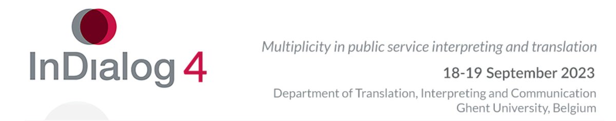 Researchers from the Centre for Translation Studies @ InDialog 4 Conference: 'Multiplicity in public service interpreting and translation'. Ghent, 18 &amp; 19 September 2023: 
 "Multiplicity in video remote interterpreting", #ReTrans_Interpreting and #WebPSI

transvienna.univie.ac.at/archiv/einzela…
