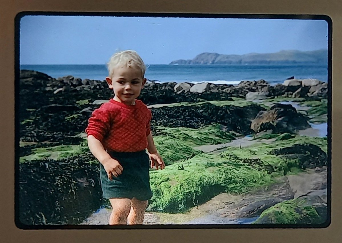 Rockpooling half a century ago.
#tidesouttuesday 
#beachlife 
#WALES