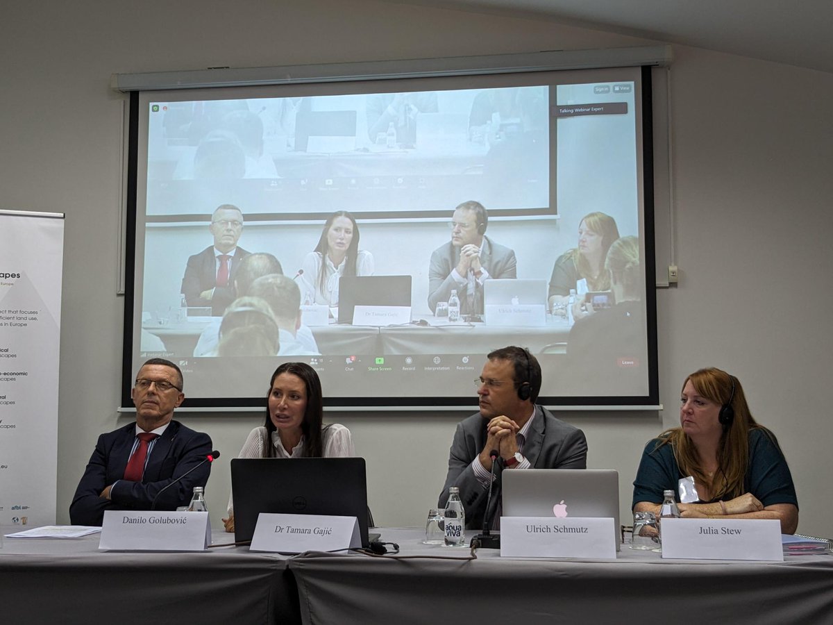 AGROMIXproject's tweet photo. 🇷🇸 The AGROMIX #PublicConference, Branching out: Agroforestry insights in Europe and Serbia, is underway in #Belgrade.

Proceedings got started with a welcome speech 🎙 from our host @DraganRoganovic, the president of the Network for Rural Development of Serbia (NRDS). https://t.co/VnEy0KPijb