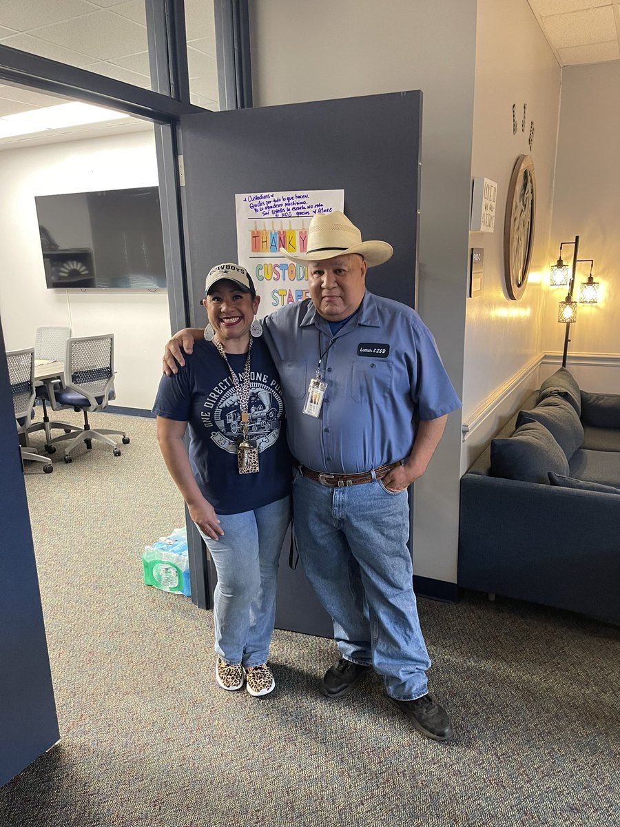 We are so blessed to have the best custodial staff in <a href="/LamarCISD/">Lamar CISD</a>!  Thank you for all you do for our staff, students, and CommUnity! Happy Custodial Week!    <a href="/GregTielke/">Greg Tielke</a> <a href="/Dr_BWatson/">Dr. Brent Watson</a> <a href="/CRFields/">Chamekia R Fields</a> <a href="/PabloVenturini1/">Pablo Venturini</a> #OneDirection #OnePurpose #BelieveTheBest