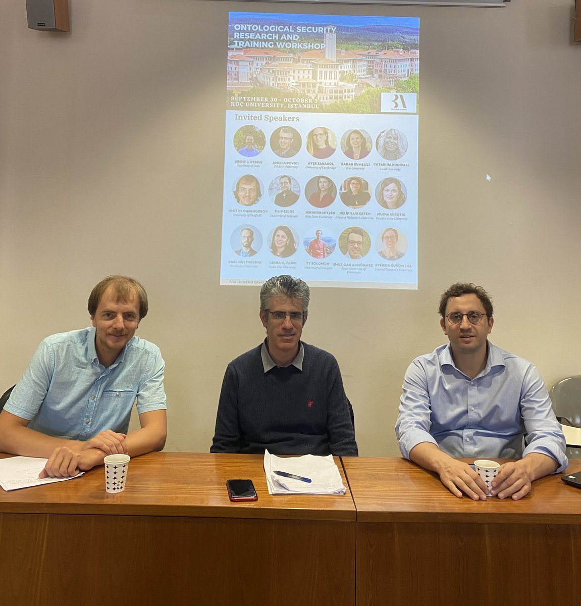 zeynokececioglu's tweet image. Exciting finale at the Ontological Security Research and Training Workshop! 🎓🔍 Wrapping up with invaluable grant writing insights from the brilliant minds of @ALupovici , @d_chernobrov , and @FilipEjdus #OSS2023