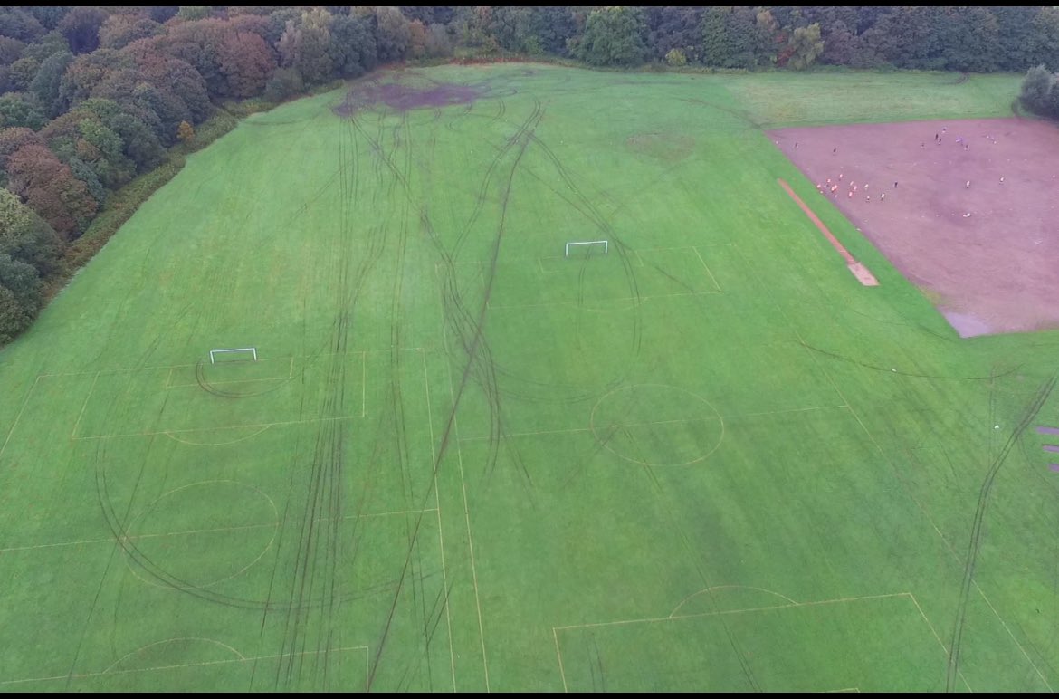 We are now at risk of our Junior teams not being able to play for a good few weeks, as Motorbikes & Quads decide to go & ruin the field/pitches?? If you’re reading this post & it is yourself or a friend, please go elsewhere!! @LathomHS