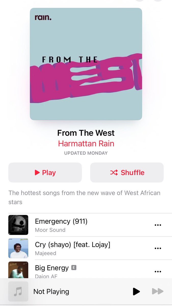 Thank you @HarmattanRain music.apple.com/gh/curator/har…