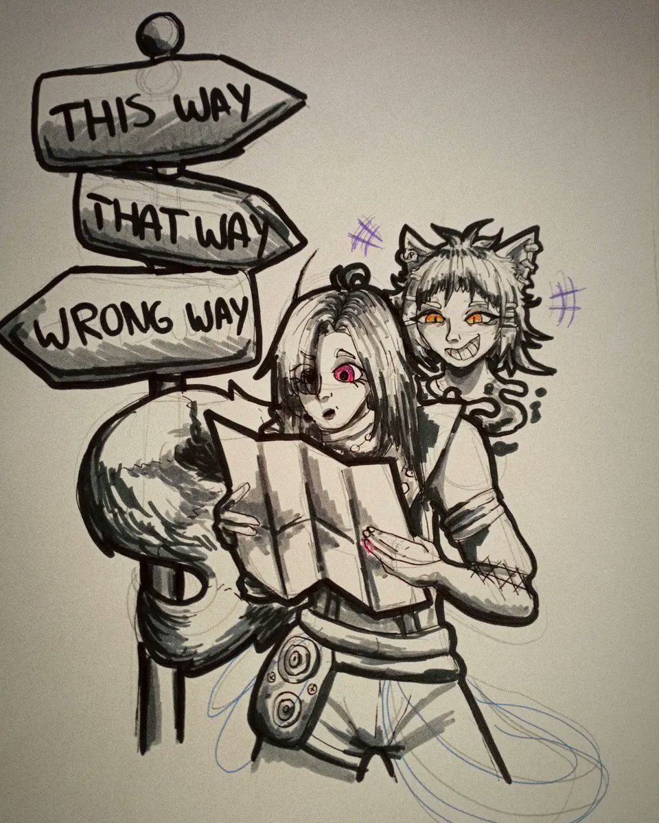 boogiewuu's tweet photo. Inktober 2023: Path
#originalart #myart #artistsupport #originalcharacter #oc #characterdesign #digitalartist #digitalsketchbook #traditionalartist #sketchbook #doodle #inktober #inktober2023 #inktober2023path #path #twistedwonderland #chenya #aliceinwonderland #arrowsigns https://t.co/5tOEfu4N6l