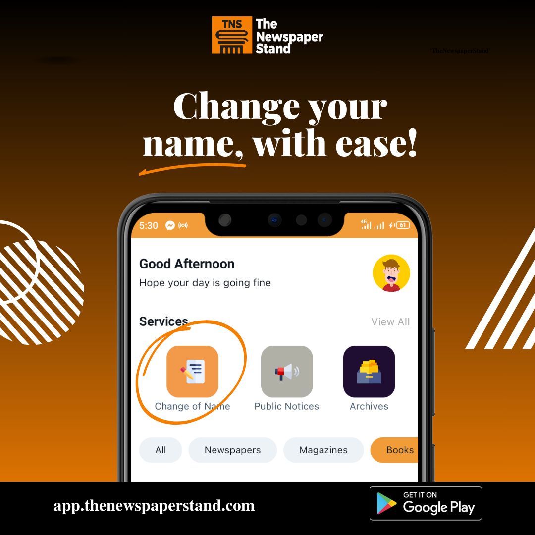 thenewspaperst's tweet image. ✍️📜 Planning to change your name, Say goodbye to the hassles and let us guide you through the process smoothly. 

Whether it's a change in marital status, we've made it effortless for you. 🥳🥳

buff.ly/3u4Mcqk  

🔄🌟 #ChangeOfName #EasyProcess #thenewspaperstand
