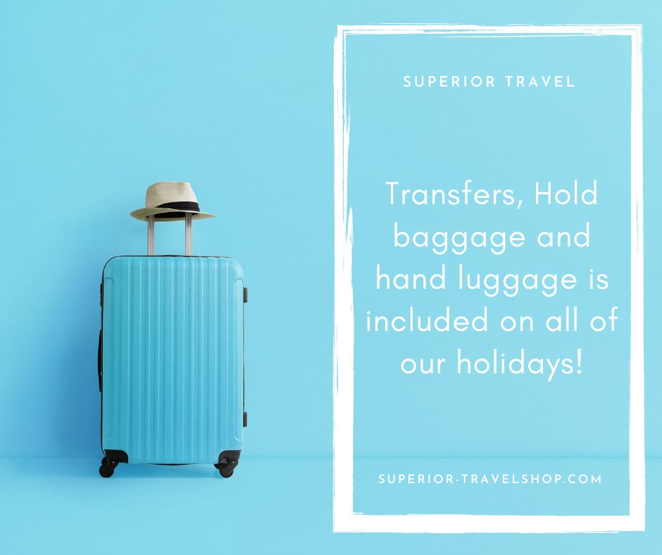 SUPERIORTRAVEL's tweet photo. ⁉️ Why Book With Us ⁉️

Transfers, Hold Baggage and Hand Luggage is included on all of our holidays! 💕

Remember: Online is for Looking 👀 Travel Agents are for Booking! ❤️

💻 https://t.co/UT3POBNOaF
📲 0800 130 3137

#holidays #getaway #lovetravel #tourist #wanderlust #cruise https://t.co/d4QxPO9Q5z