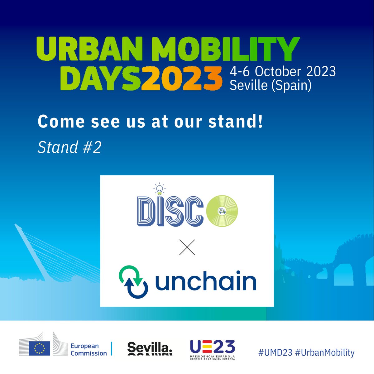 The wait is almost over!⌛

#UMD23 starts tomorrow, and we cannot wait to share with you all about our mission to revolutionise #UrbanLogistics📦🌐

You can find us on Day 1 at the @CIVITAS_EU Project Pitches and at our stand together with @UnchainProject throughout the event⬇️