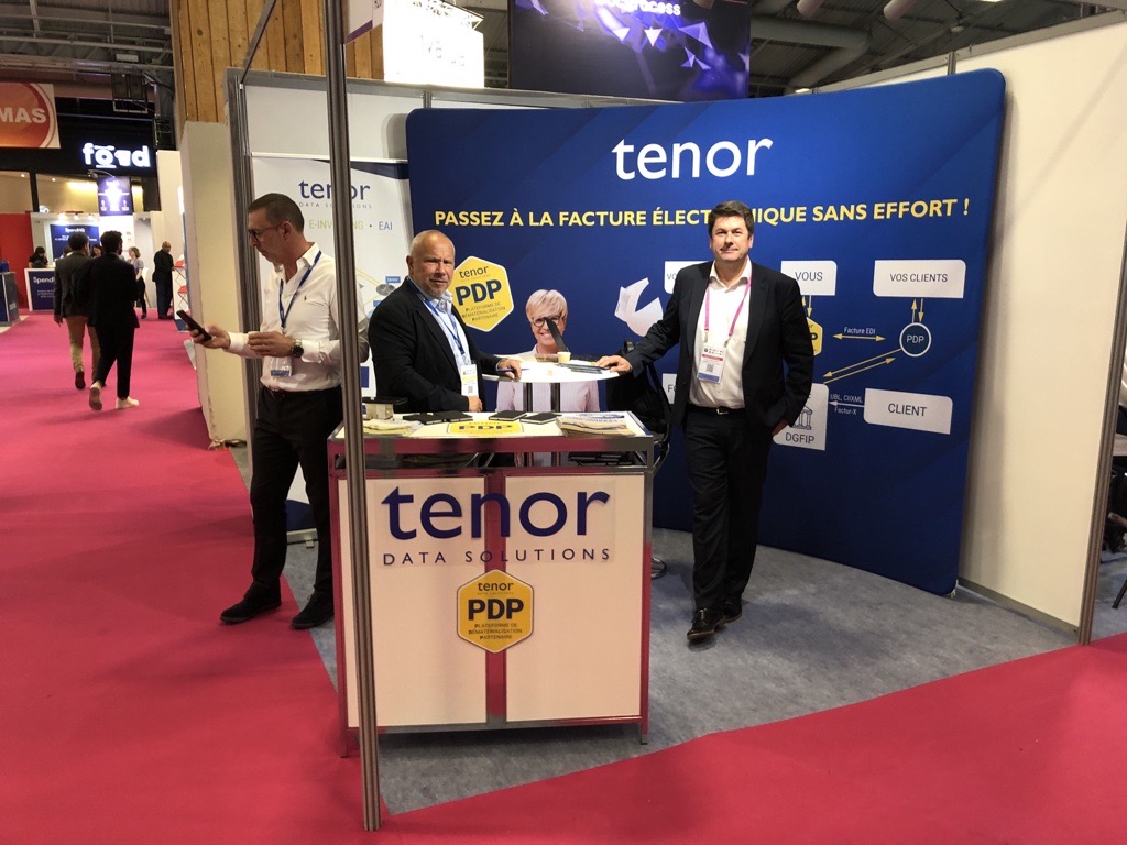 Tenor Data Solutions (@tenor_solutions) on Twitter photo Jour J pour <a href="/SalonsSolutions/">SalonsSolutions</a> !
Retrouvez les experts Tenor sur le stand H20 pour trouver la réponse à toutes vos questions sur la réforme de la facture électronique et sa mise en œuvre et pour découvrir notre solution de Plateforme de Dématérialisation Partenaires : eDemat PDP. Jour J pour <a href="/SalonsSolutions/">SalonsSolutions</a> !
Retrouvez les experts Tenor sur le stand H20 pour trouver la réponse à toutes vos questions sur la réforme de la facture électronique et sa mise en œuvre et pour découvrir notre solution de Plateforme de Dématérialisation Partenaires : eDemat PDP.