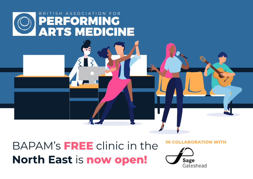 BAPAM: Performing Arts Medicine (@ukbapam) on Twitter photo Two free appointments still available at our clinic for North East based performing arts professionals and students <a href="/glasshouseicm/">The Glasshouse International Centre for Music</a> on Oct 13
Health problem impacting your creative practice? We are a CQC regulated care provider & registered charity
Contact info + link in thread Two free appointments still available at our clinic for North East based performing arts professionals and students <a href="/glasshouseicm/">The Glasshouse International Centre for Music</a> on Oct 13
Health problem impacting your creative practice? We are a CQC regulated care provider & registered charity
Contact info + link in thread