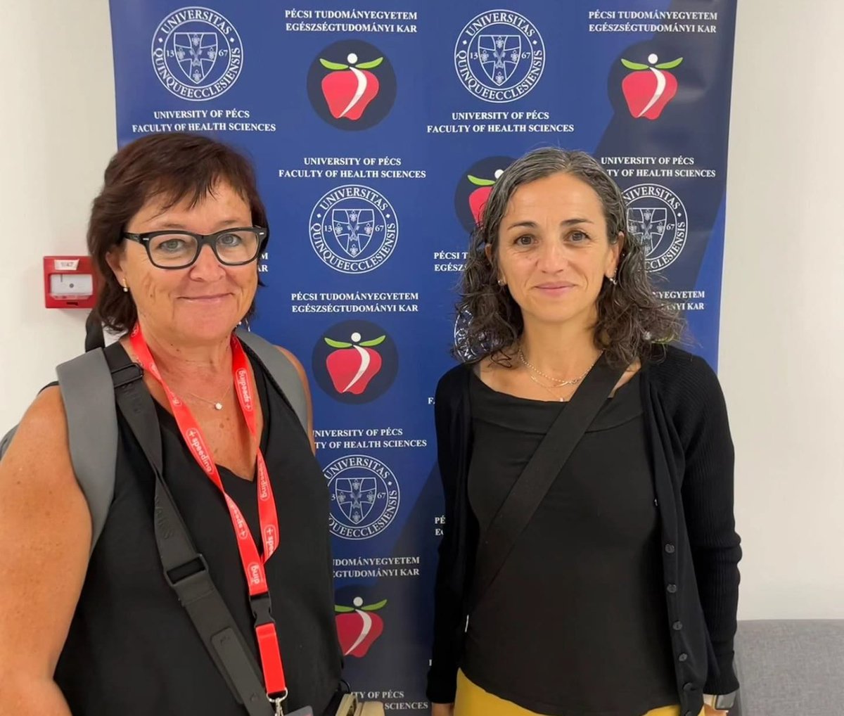 UVic_FCSB's tweet photo. Les professores Meritxell Mondejar Pont i Monserrat Faro Basco han participat al congrés XVII. Critical Care Days in Pécs, que s’ha celebrat els dies 29 i 30 de setembre a Pécs, Hongria.
Aquí algunes fotos de la seva visita😊
#FSCB #professorat https://t.co/WtdYiE3tD1