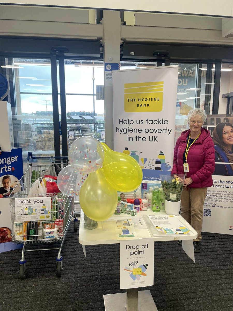 ccgemma2's tweet image. We loved having Anna visit us from The Bicester Hygiene Bank yesterday. 

Anna was raising awareness of hygiene poverty in our local area and we are very happy to support her by having a donation bin at the front of the store. 

Anna will be back in store on Thursday! 🛁🧼🚿