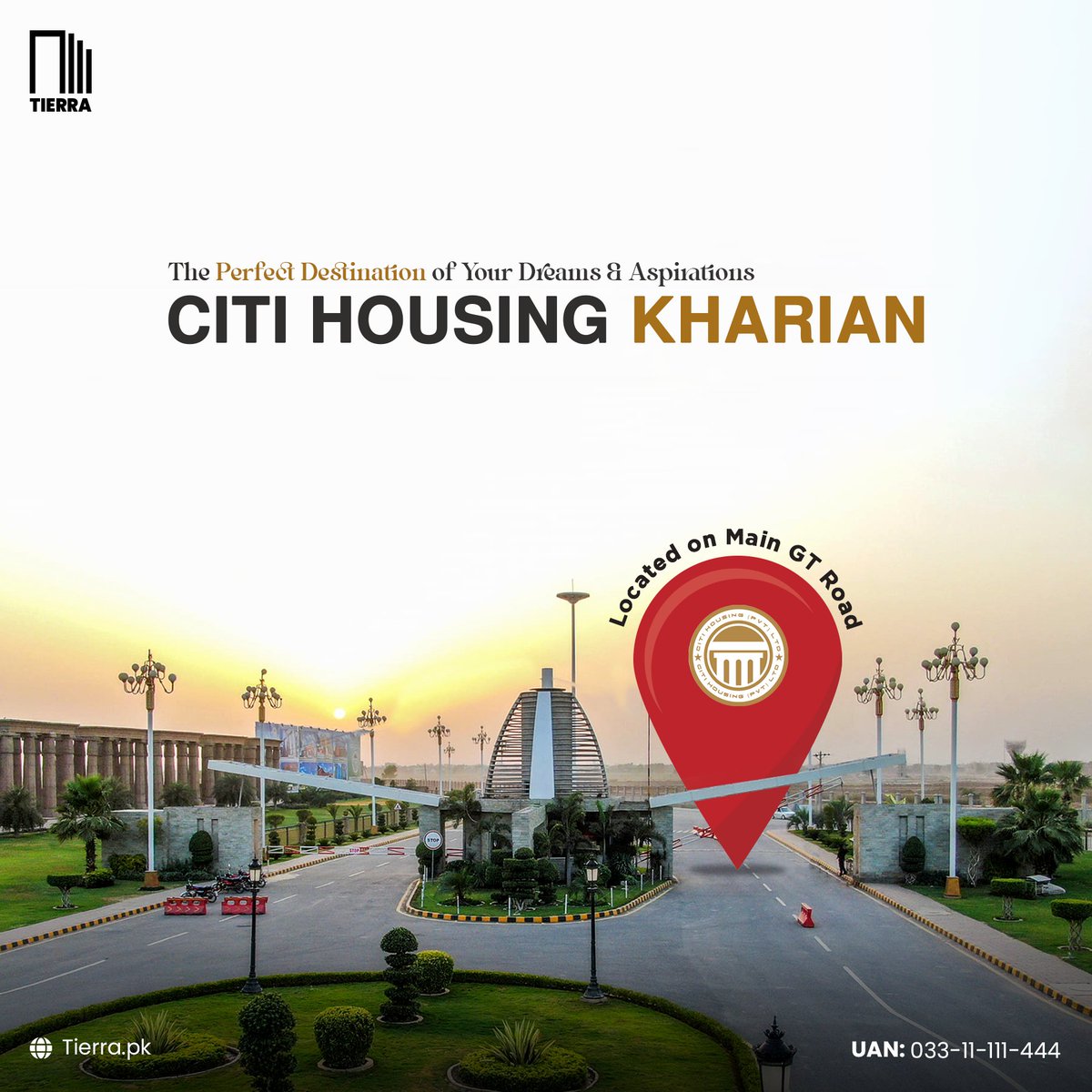 CITI Housing Kharian: Where Luxury Living Meets Limitless Opportunities. Whether you seek a sound investment or your dream home, CITI Housing Kharian offers it all. Secure your dream address with Tierra Associates & make a savvy investment.

#CitiHousingkharian #TierraAssociates