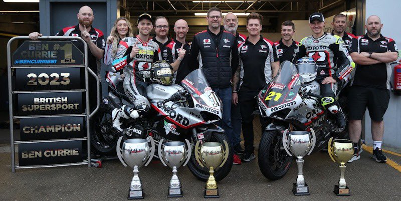 ducaticorse's tweet image. Another title for the #DucatiPanigaleV2! Congratulations from #DucatiCorse to Ben Currie (Oxford Products MotoRapido #61) for his triumph in the British Supersport Championship, the Aussie picking up a further brace of wins at Donington Park #ForzaDucati #DucatiAllOverTheWorld