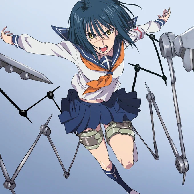 武装錬金20周年! おめでとうございます 配信されたアニバーサリーMVが熱すぎるw  とにかく斗貴子さんがイイんです そんな訳で過去絵ですが〜  #武装錬金 #武装錬金20周年