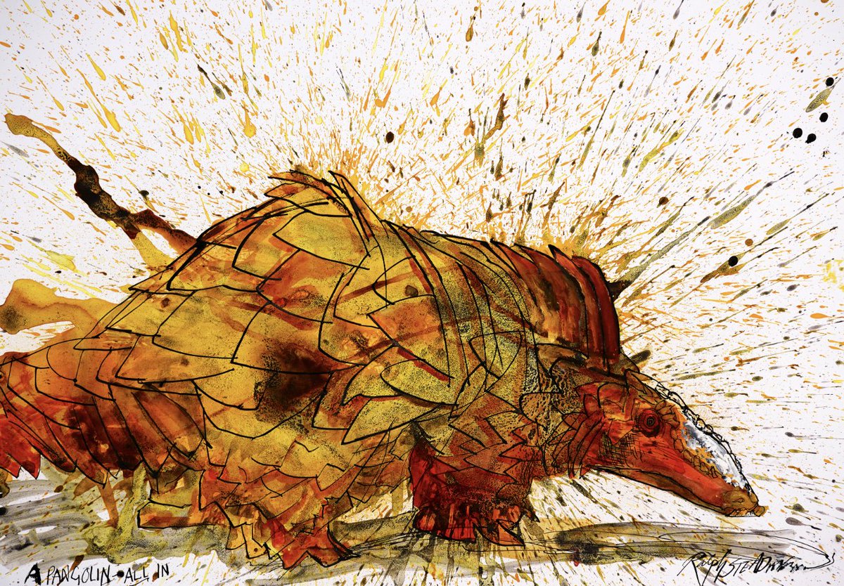 SteadmanArt's tweet photo. Nearly halfway through our #curateddrop on @niftygateway in collaboration with @WildAid
Don't miss out on the chance to get the #pangolin from @gonzovation. Collect all 4 open editions on the drop.
https://t.co/GQsdo9fZiL
@cerilevy #endangered #illegalhunting #dirtywater https://t.co/9TWuROHfTR