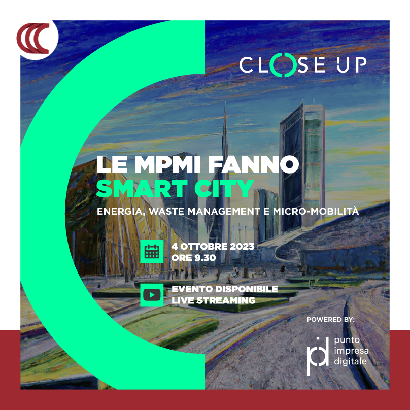 camcom_milomb's tweet photo. Mercoledì 4 ottobre parleremo di #energia, #wastemanagement e #micromobilità, per scoprire come le MPMI possono contribuire a rendere Milano una città sempre più smart. Per partecipare in presenza o seguire la diretta streaming: https://t.co/CRNbNNTKGz
#SmartCity @polimi https://t.co/4G0HeZd4OF
