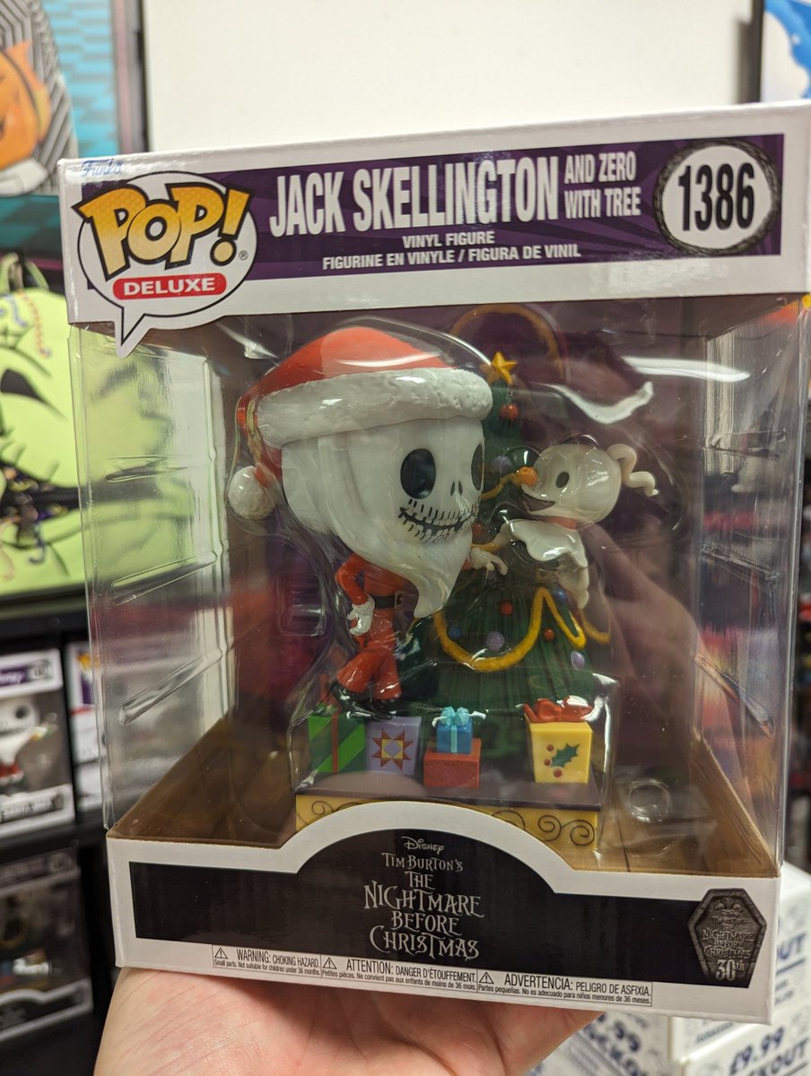 Nothing like getting festive early and keeping with Halloween! Check out the new Nightmare Before Christmas Pop! Vinyl now in store! #nightmarebeforechristmas #nbc