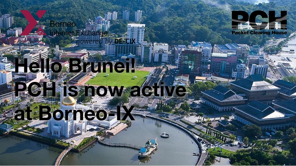 Hello Brunei!
We are very happy to announce that we are now active and ready for #peering at Borneo-IX!
Thank you #BorneoIX team for helping us to make this happened!
#dns #peering #Quad9