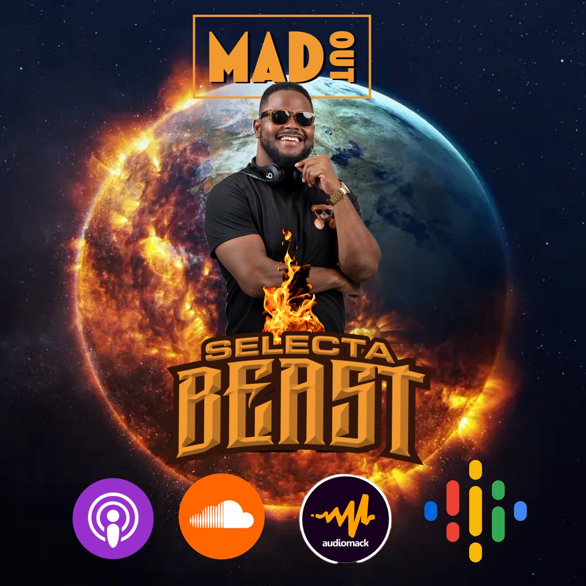 Now Available All your Major streaming platforms, Google podcasts, Apple podcasts, sound cloud , AudioMark. The mixtape all your favorite JAMS MAD-OUT THE PARTY MIX BY DJ SELECTA BEAST Now Available ALL your streaming platforms Dancehall Hip Hop R&B Soca Afrobeat