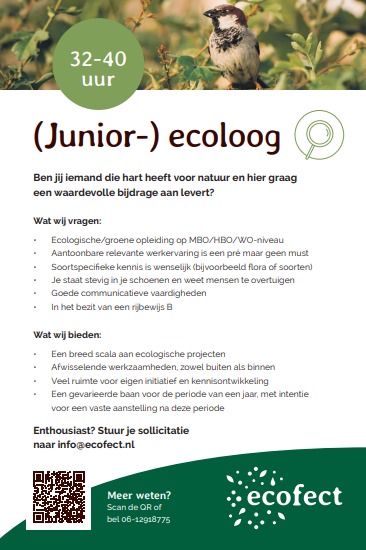 Ook lekker aan de slag in het groen? Neem vrijblijvend contact op!