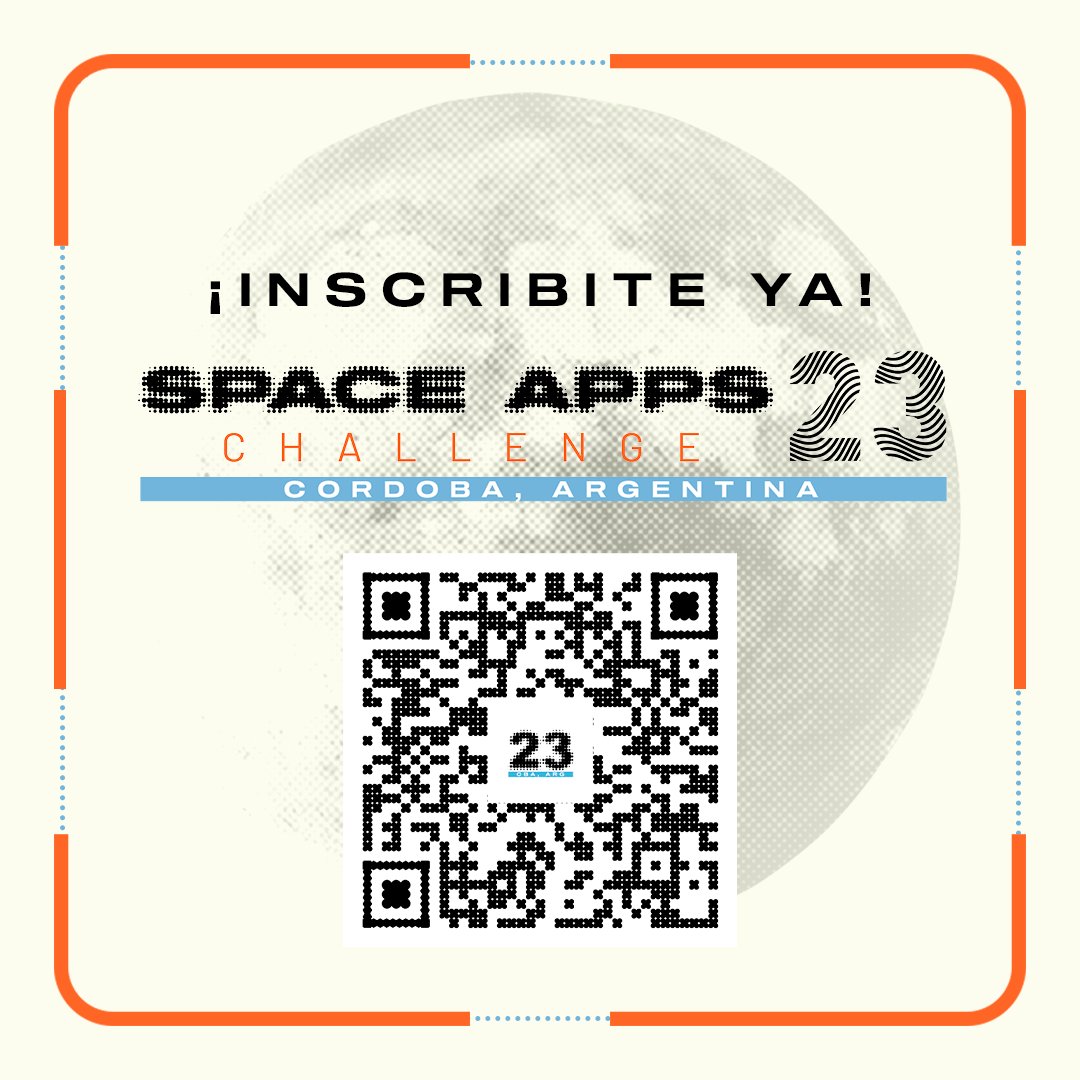CBASpaceApps's tweet image. Aceleramos de 0 a mil! #spaceapps en Cordoba. Nos vemos en la @famaf_unc el viernes a las 18 hs. de Argentina. Create tu cuenta y sumate a la sede Cordoba en: spaceappschallenge.org/2023/locations…