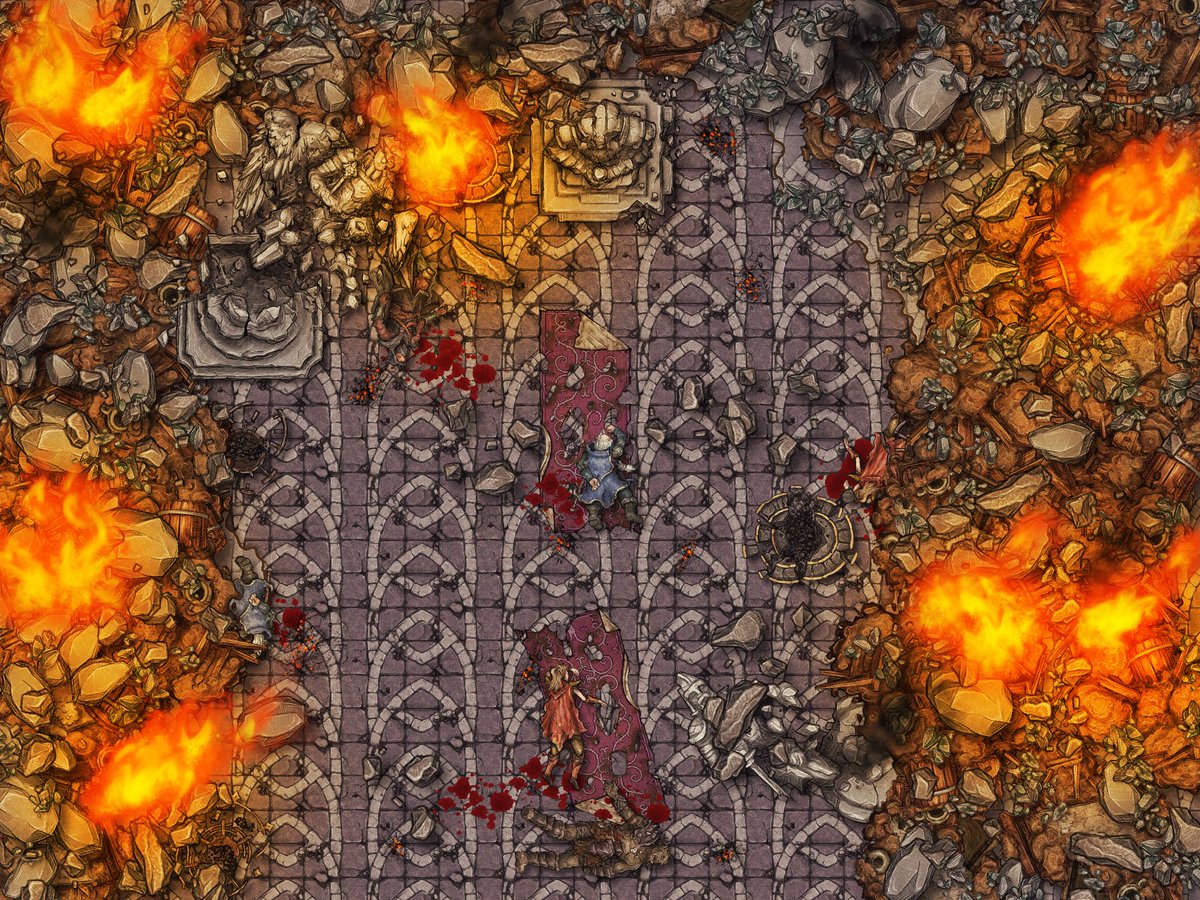 HeathenMyself's tweet photo. Day 2 of @inkarnaterpg #maptober Wreck and Ruin! I may have made it a bit too cluttered but I think it definitely fits the theme. Let me know what you think! 

#maptober2023 #dnd #dnd5e #ttrpg #ttrpgcommunity #pf2e #Pathfinder2e https://t.co/dXEKeYDCSI