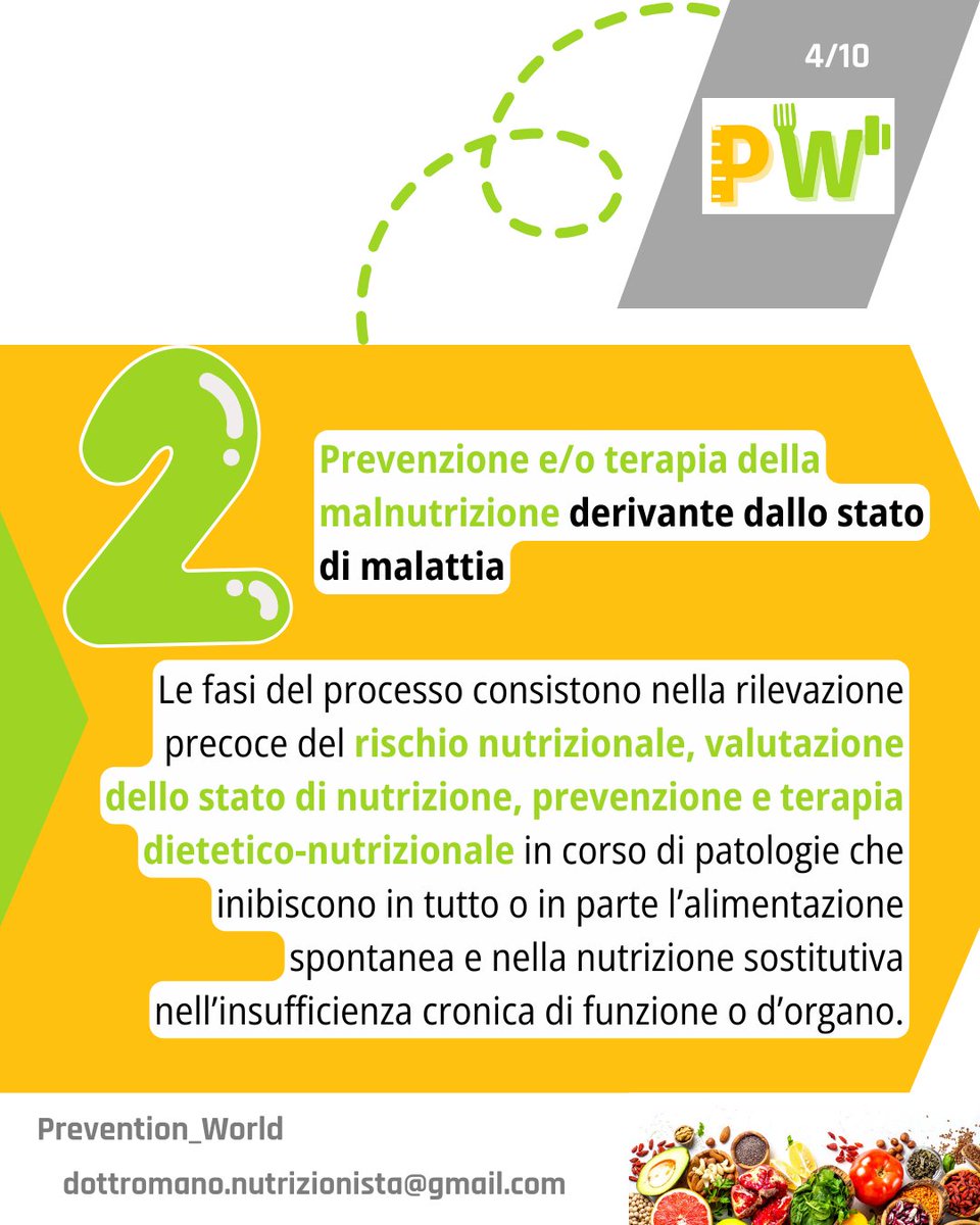 La 🩺🍋#𝐍𝐔𝐓𝐑𝐈𝐙𝐈𝐎𝐍𝐄𝐂𝐋𝐈𝐍𝐈𝐂𝐀 è una branca centrale dell'ambito nutrizionale e al giorno d'oggi ritengo sia imprescindibile avere approfondite #conoscenze in questa fondamentale #areatematica per approcciarsi a qualsiasi problematica del #paziente.
Ti aspetto nel #PW