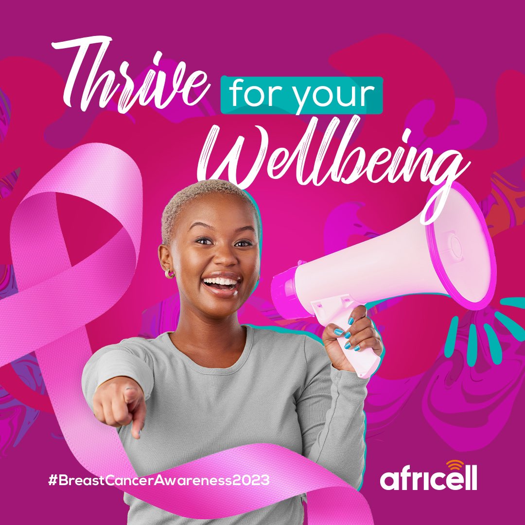 October is #BreastCancerAwarenessMonth ❗

Please remember, early detection Saves Lives 👍🏾💯. 

#AfricellSL
#SierraLeone 
#AfricellCares
#DiNetwork4U
#SaloneTwitter