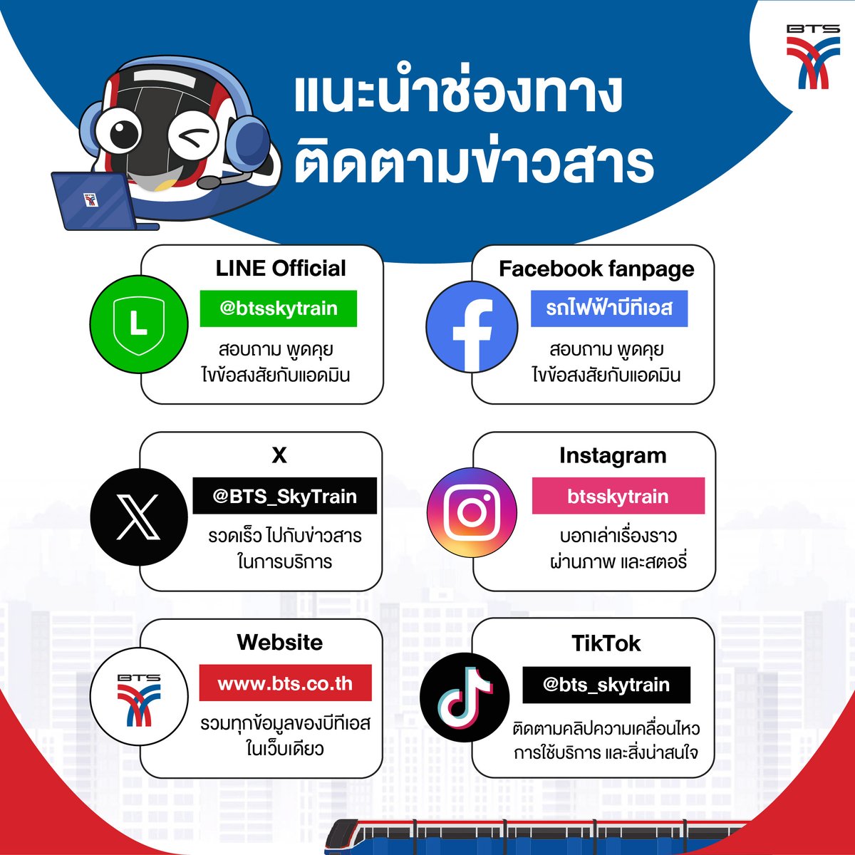 BTS SkyTrain tweet media