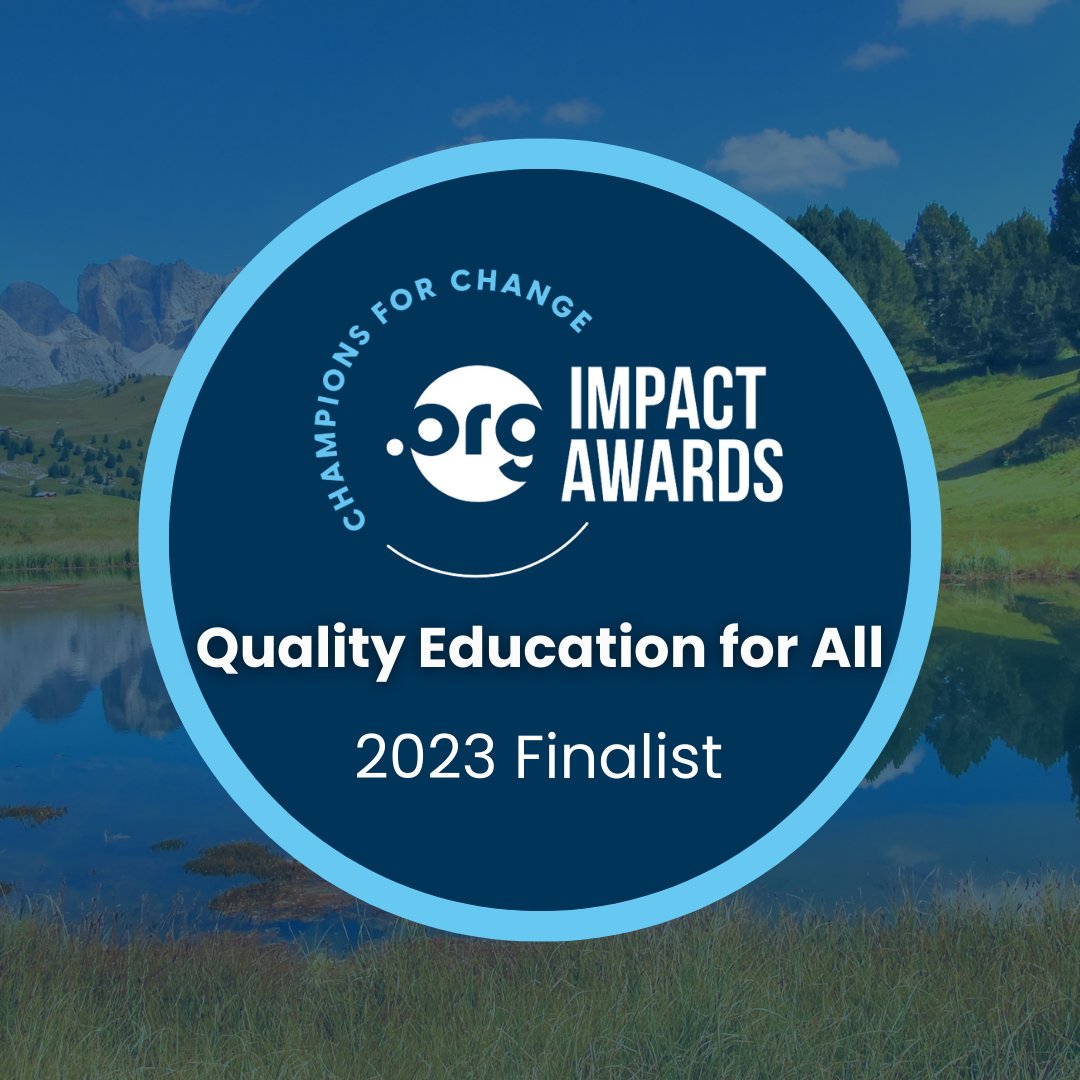 We just received some amazing news!🥳 We are a finalist for the Education For All category for the 2023 #ORGImpactAwards! 

The winners will be
announced on Nov. 16. Learn more about the awards & other nominees at orgimpactawards.org.

What a way to start October🥳
#OIAs