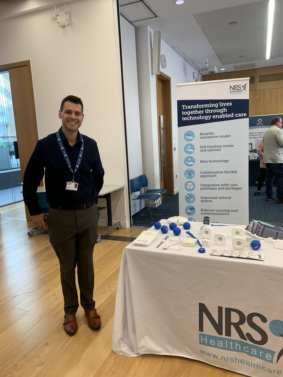 Talk to James from ⁦@NRSHealthcare⁩ about #tecs at the ⁦<a href="/ukthcnews/">UKTelehealthcare</a>⁩ ⁦<a href="/LBofBexley/">London Borough of Bexley</a>⁩ event today.