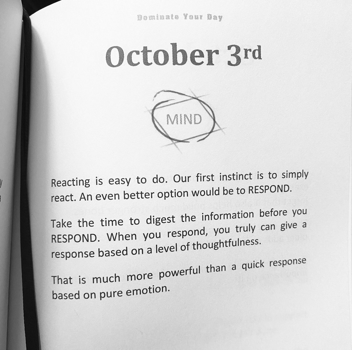 Respond > React #communication #emotions #mindfulness