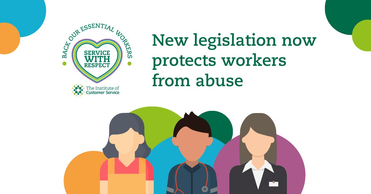 All service workers deserve our support & respect, which starts with creating a safe working environment free from physical/verbal abuse. Show your commitment by displaying the logo on your social media, website & emails. Free resources available here👇 hubs.ly/Q023-hX40