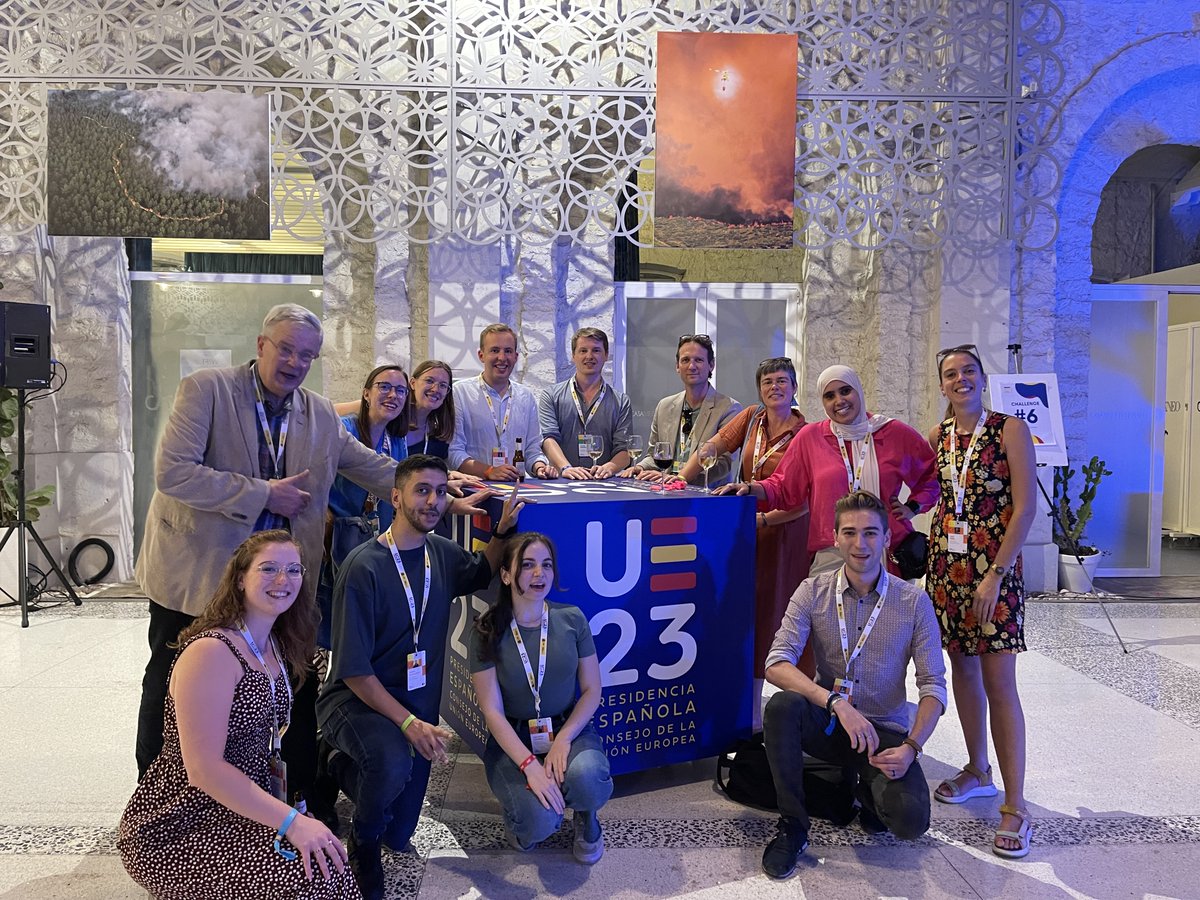 janvanhee1's tweet photo. BE EU Youth delegation #EUYC2023 sets basis for 10th cycle EU Youth Dialogue developed by ES-BE-HU presidencies. The Conference focus on implementing  European Youth Goal #3 'Inclusive Societies' @euYOUTHconf @Youth_Forum @vljr @Forumjeunes @BelgiumEU  #weneedyouth #Alicante https://t.co/siY6ntW9Ni