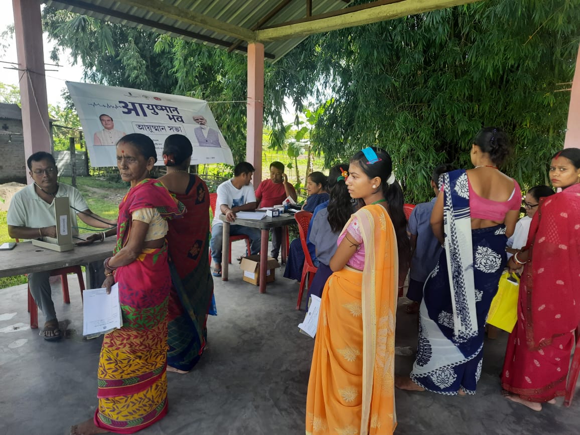 HealthDhemaji's tweet photo. Ayushman Bhava health mela at mohoricamp panchmail under Gerukamuka UHC. https://t.co/xgv0V8vlZO