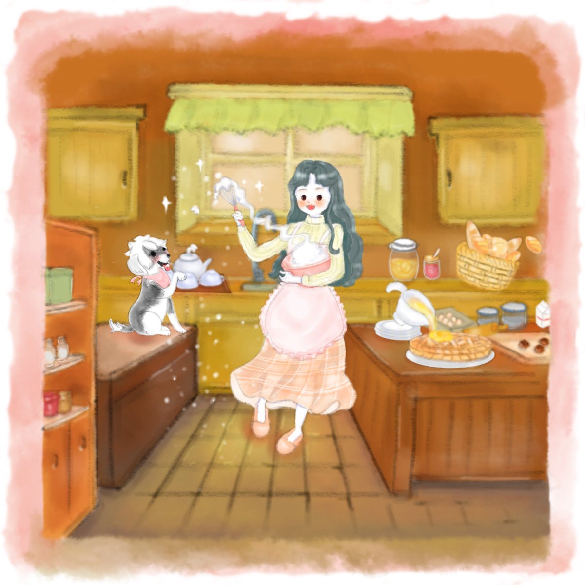 shapeofflower91's tweet photo. My first  #TEZOSTUESDAY 😊

Chapter 1 ~ Making A Sweetness
🍪🎂🍰🧁🥧🥞🥯🥨🫓🥖🥐🍩🍯🍶

Are you feeling down ?
Wait there! We're making a sweetness. Believe me, it will cheer you up.

8/10 
5 XTZ 

🔗 @objktcom
https://t.co/GTei930FYf

#NFT #TezosArts https://t.co/wu6bRarNq4
