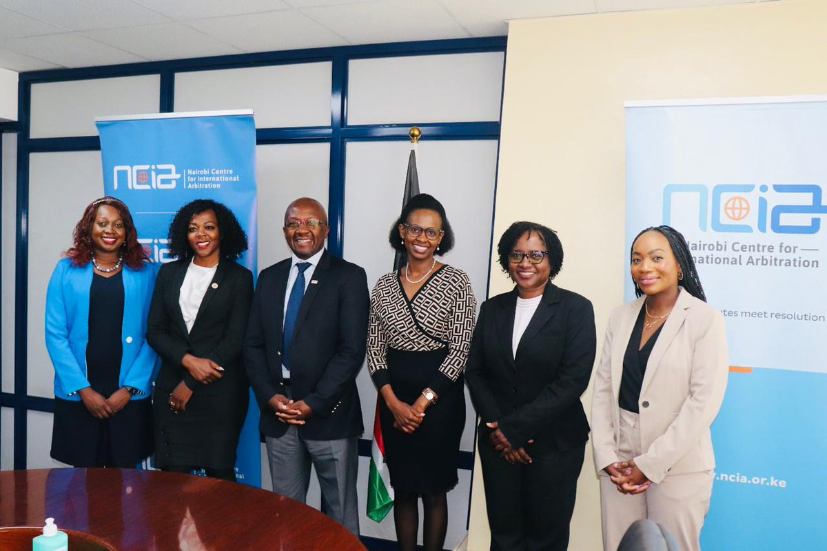 This morning, we had the privilege of paying a courtesy visit to the Nairobi Centre for International Arbitration (NCIA). We had fruitful discussions centered around the exciting prospects and potential advancements in ADR as we look ahead to future. #ADR
