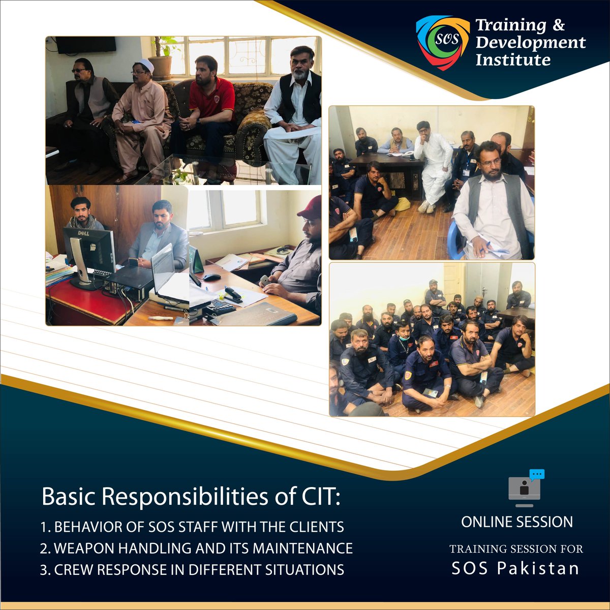 SOS_Training_'s tweet photo. 📷📷 Elevating Crew Behavior in CIT Training! 📷📷
Hey there, folks! We're thrilled to share an update on our recent CIT (Cash-in-Transit) Training, where we honed in on three crucial aspects: Crew handling, Weapon Handling and Behavior with clients. https://t.co/ggMMbsMqoL