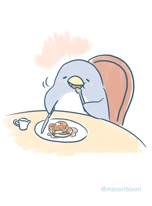 「eating pancake」 illustration images(Latest)