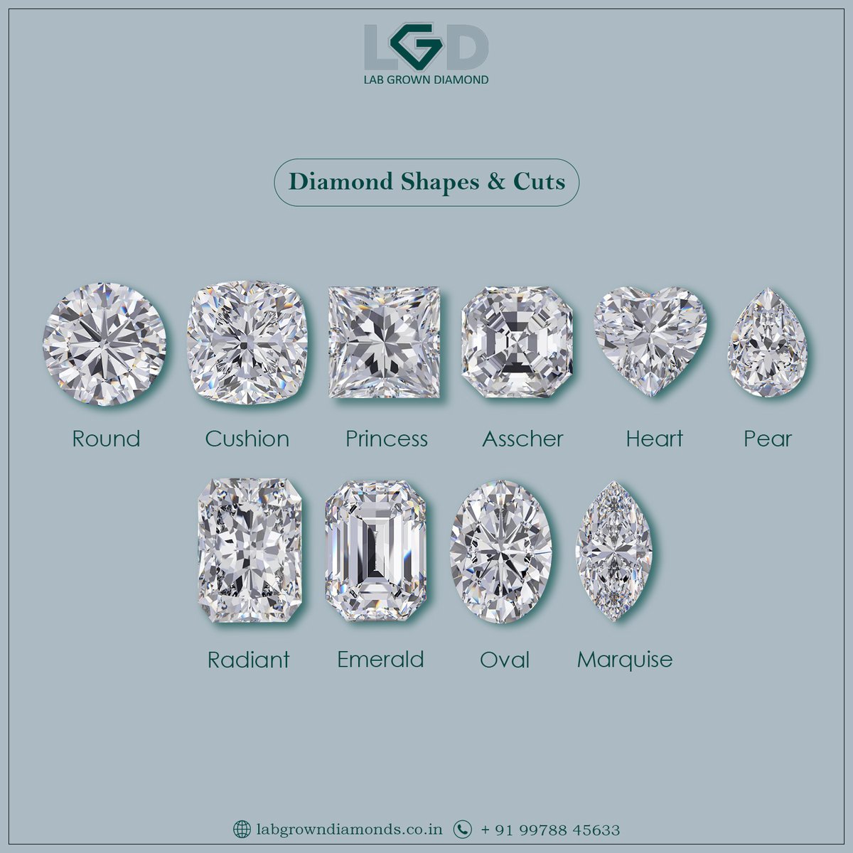 LabGrownDiamon2's tweet image. All Diamonds Shapes &amp;amp; Cuts.

For inquiries:
Call 📞 : +91-9978845633
Visit : labgrowndiamond.co.in
☟ WhatsApp Below ☟
api.whatsapp.com/send/?phone=91…

#labgrowndiamonds #lab #labcreateddiamond #purelab #custommade #diamondjwellery #fancydiamond #round #diamonds