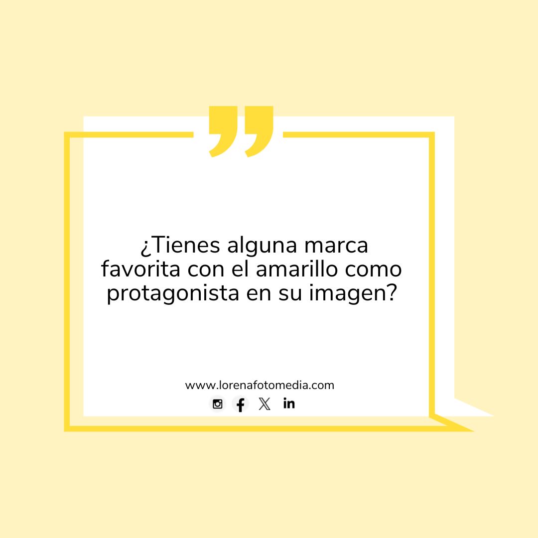 _lorenalop's tweet photo. El color amarillo se destaca en las marcas más icónicas🌟Desde el arco dorado de McDonald's hasta el amarillo brillante de Post-it, este color simboliza felicidad, creatividad y atención ¿Cuál es tu marca favorita?💛
#AmarilloEnMarcas #ColorBranding #IconosDelColor https://t.co/Yx2CIKzgA4